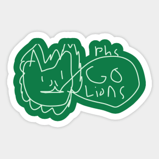 PHS Go Lions! Sticker